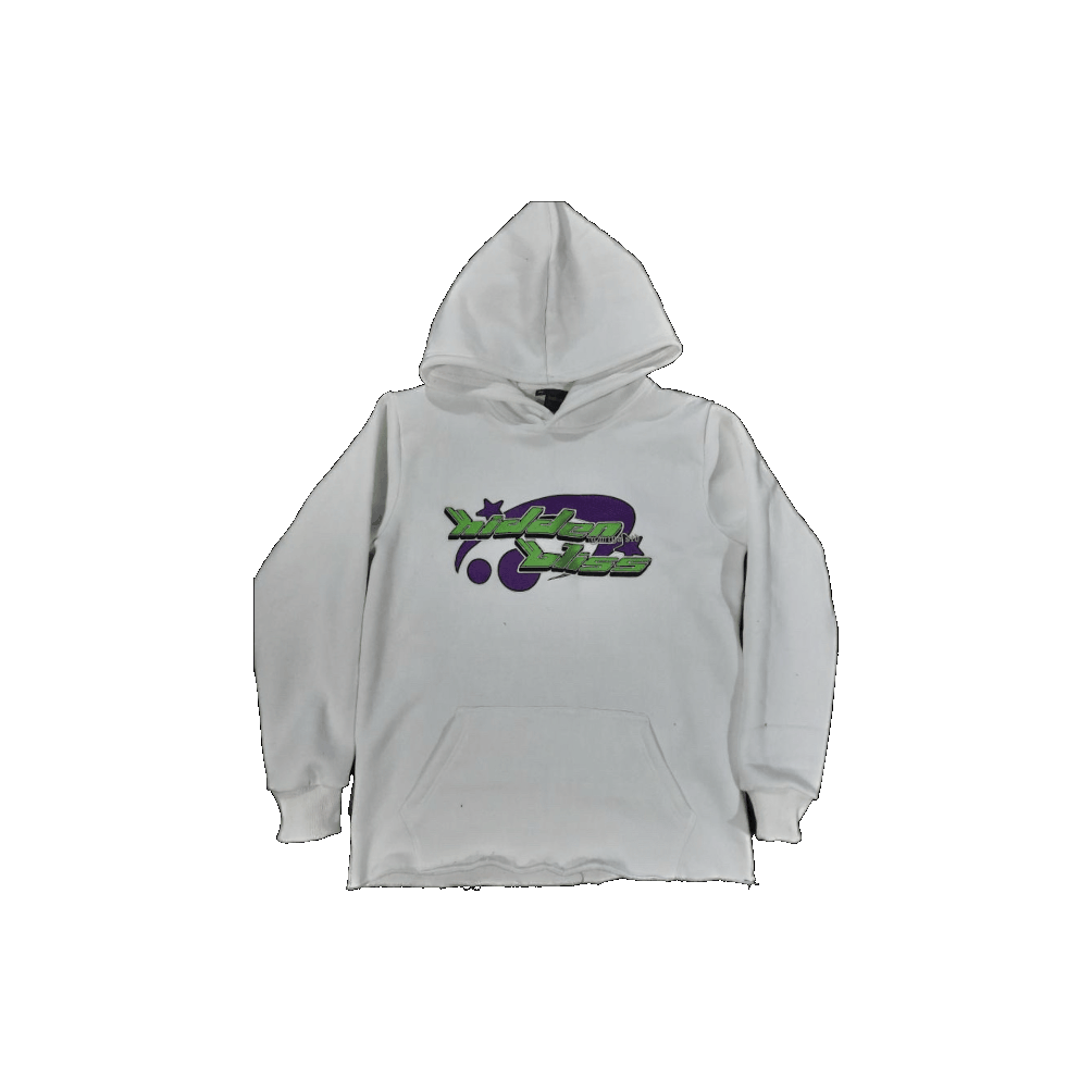 HIDDENBLISS EMBROIDERED LOGO CROPPED HOODIE